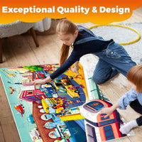 Giant Floor Puzzles for Kids Ages 4-6 - City Cars - image 4