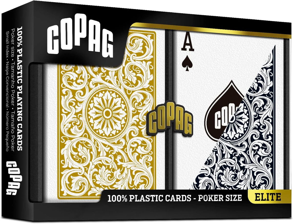 Copag 1546 Design 100% Plastic Playing Cards - Regular Index / 1 Set - image 2
