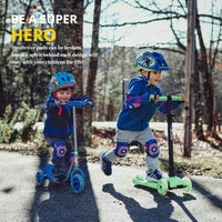 Soft-Style Kids Knee and Elbow Pads with Bike Gloves - Small / Captain USA - image 2