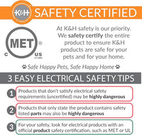 K&H Pet Products Bed Warmer - Automatic Temperature, Safety Listed - Extra-Large 25.5" x 15.75" (Pack of 12)