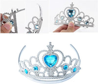 Princess Anna Costume Dress up Accessories for Girls Anna Cosplay - Blue - image 3