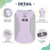 3 Pack Dog Cooling Vest with D-Ring Dog Tshirt Sun Protection Small - 3pack Purple Pink Blue / Large - image 2