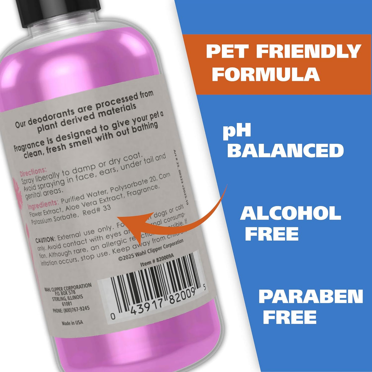 Wahl USA Pet Deodorant Spray for Dogs - Cornflower Aloe - image 3