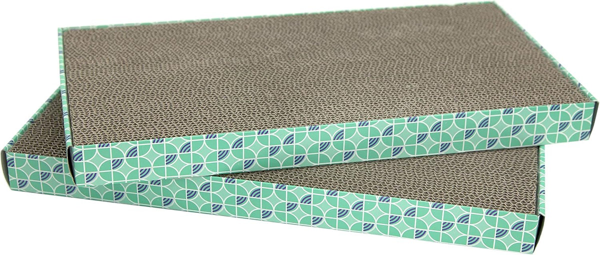 Kitty City XL 3-Pack Cat Scratcher Pads - Geometric / L 3-Pack