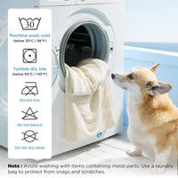 Bedsure Breathable Lightweight Cooling Blanket for Small Dogs - L(40x50") / Beige - image 3