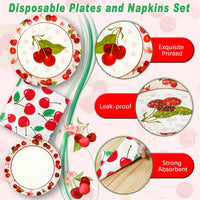yunhuatdm 180 piece cute ghost Halloween plates and napkins set, black and white - view 15