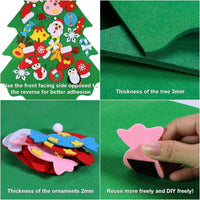 Felt Christmas Tree for Toddlers - Small-3FT-3D - image 3