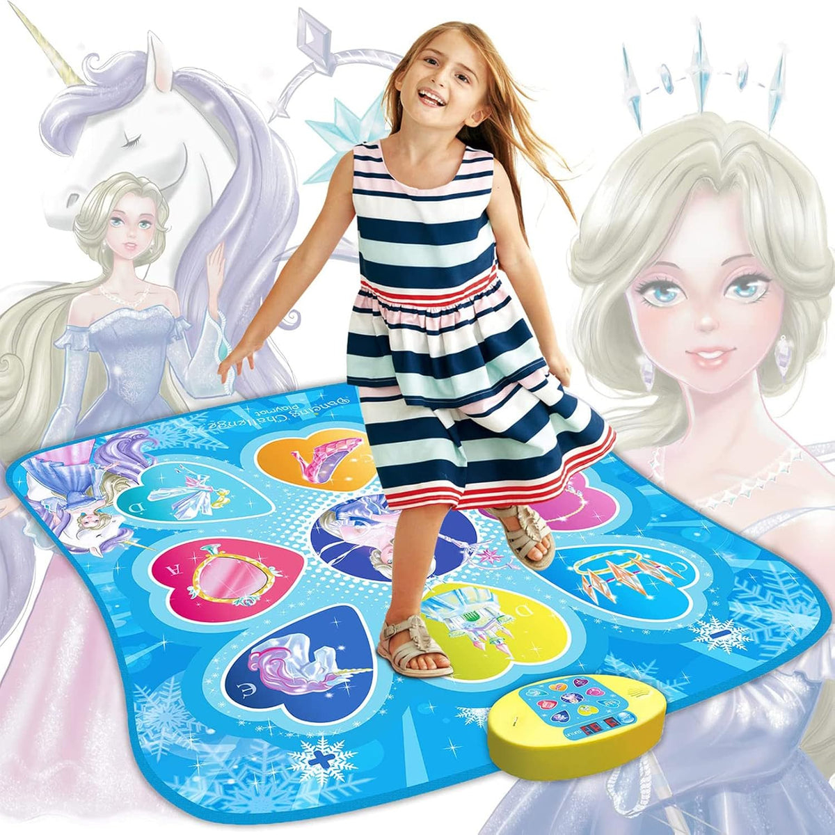 SUNLIN Dance Mat for Girls Ages 3-8 - Frozen