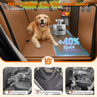 URPOWER Dog Car Seat Cover for Back Seat - Brown / Standard - 54" Length - image 2