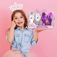 Expressions Toddler Girls Kids 4 Pack Dress Up Royalty Shoes - image 2