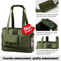 Cat Carrier, Dog Carrier, Pet Carrier - Green - image 3