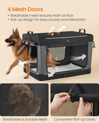Feandrea Collapsible Dog Crate - XXL（42"L x 28"W x 28"H） - image 4