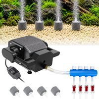 AquaMiracle 6/8/16W Quiet Fish Tank Air Pump 200/317/475GPH - For ≤ 800 Gal Tanks