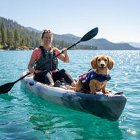 Doglay dog life jacket with bright colors and reflective strips for swimming and boating - view 4