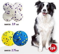 Kimee Dog Balls Tennis Balls Dog Chew Toys for Aggressive Chewers - 1 Ball (2.75in) - image 2