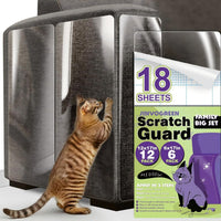 JINVOGREEN 18-piece clear cat scratch furniture protector sheets