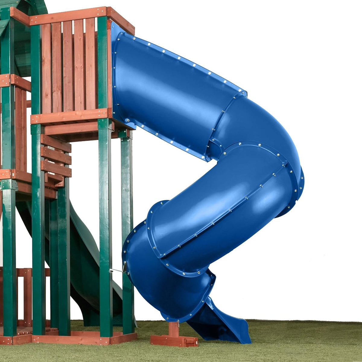 Swing-N-Slide 7 ft.Turbo Tube Slide - Blue / Tube Slide - image 4