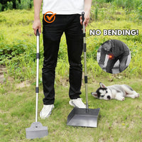 Dog Pooper Scooper, Metal Tray & Spade Set, Tray & Spade - Medium - image 4