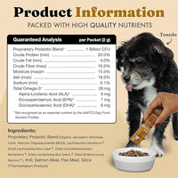 Vital Probiotics for Dogs - Wolf Microbiome, Daily Digestive Health, Dog Probiotics for Digestive Health, Powder Probiotic Supplement, Prebiotics & Postbiotics, Veterinarian Developed, 30 Packets