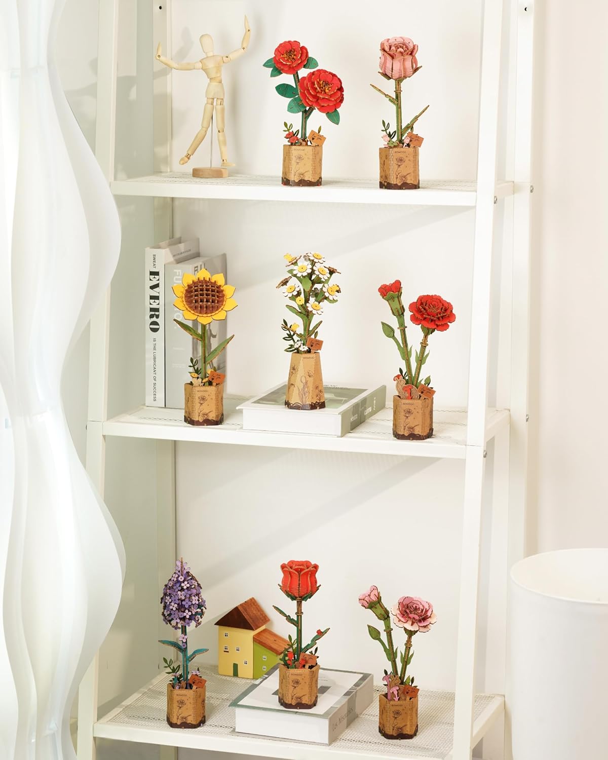 rowood 3D Puzzles for Adults - Chamomile - image 3