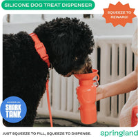 Springland 22oz Classic Portable Dog Water Bottle with Built-in Bowl - Poppy / 22oz Classic - image 2