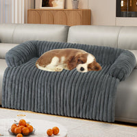 Luxurious Dog Couch Bed, Dog Couch Cover - Large(41*37*6 In) / Grey
