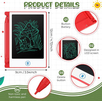 Zhehao 24 Pack 4.5" LCD Writing Tablet for Kids - White / Classic - image 2