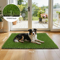 HEBE Fake Grass Turf Rug 20''x30'' - 28''x39'' - image 2