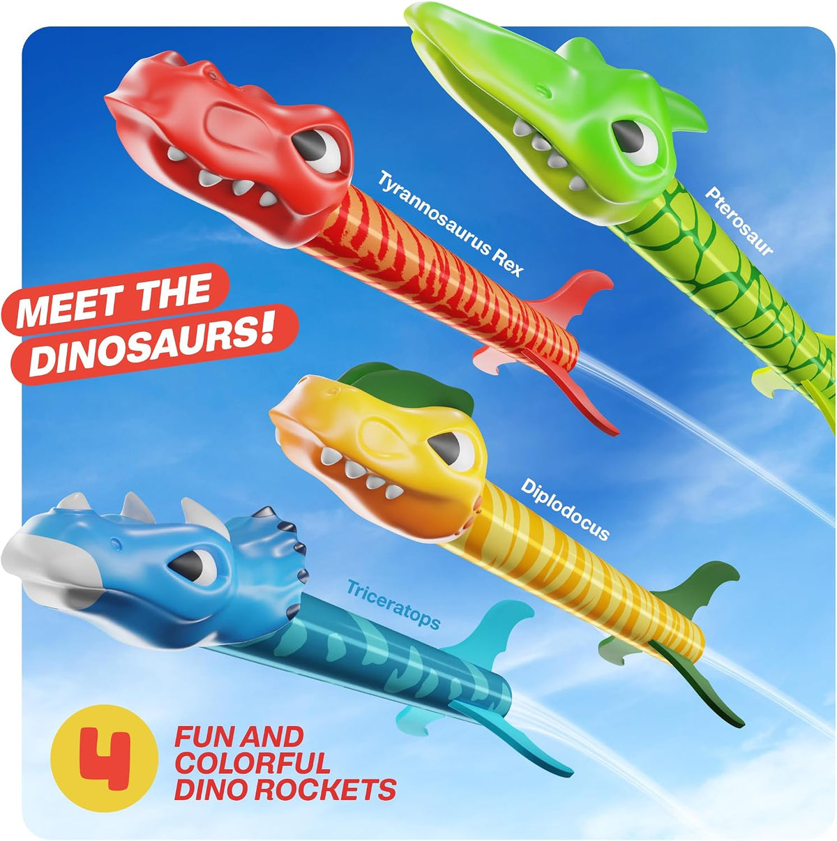 Dinosaur Toy Rocket Launcher for Kids - image 3