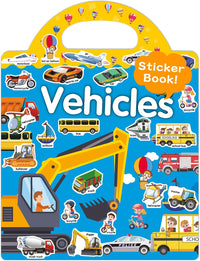 Benresive Reusable Sticker Book, Travel Stickers for Kids - Vehicle