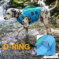 Dog Life Jacket Medium,Ripstop Dog Flotation Vest for Medium Dogs – Essentials for Dogs - Large / Blue - image 4