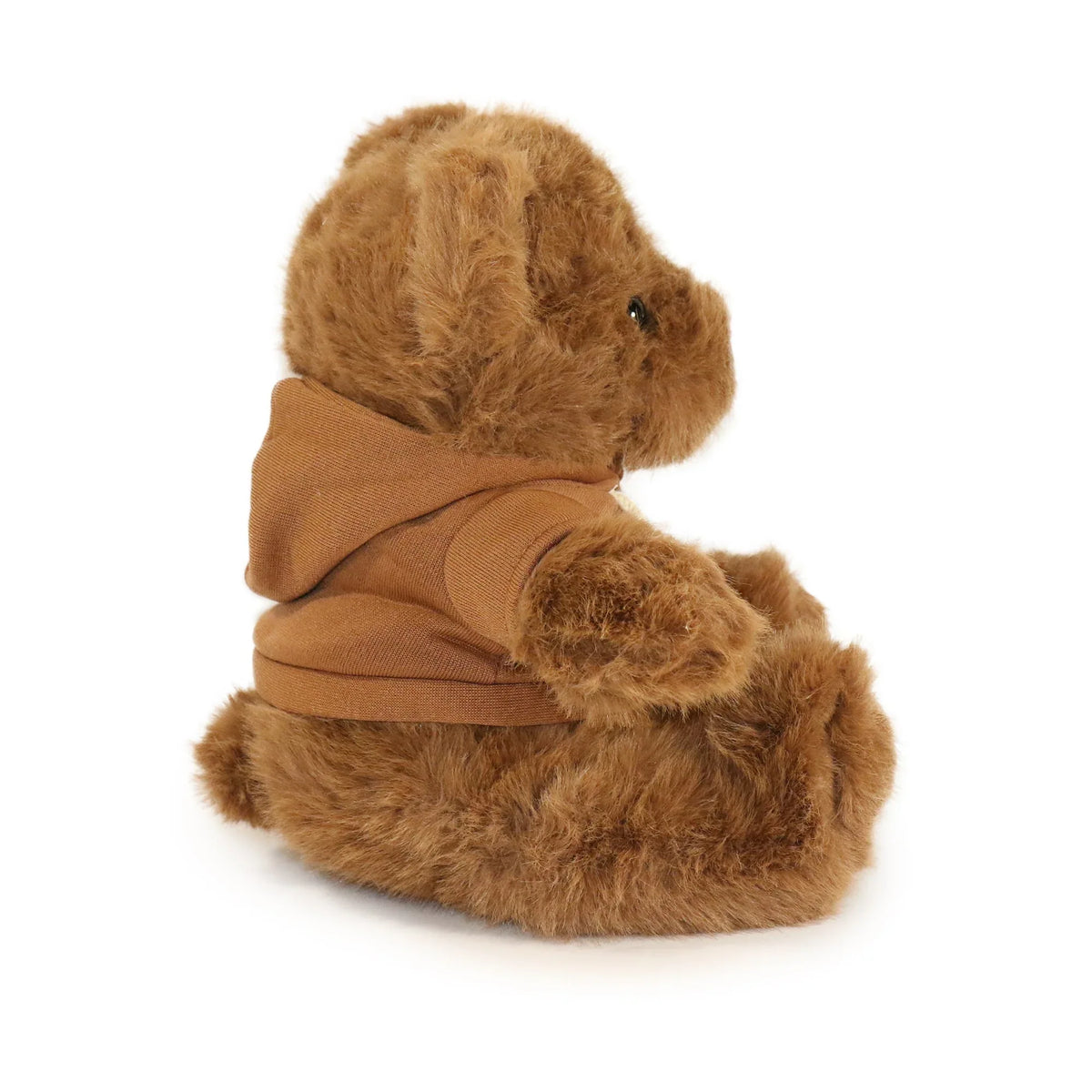 12-inch Fashionable Good Vibes Bear with Brown Hoodie - BIG FRENCHIES