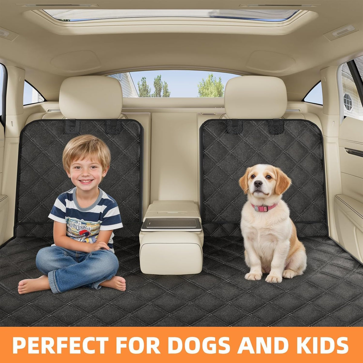 Simple Trending Dog Car Seat Cover - image 2