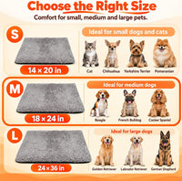 PatiencET Self Warming Cat Bed for Indoor Cats 18'' x 24'' - Gray / 18*24 - image 3