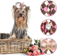 PET SHOW 20pcs Halloween Small Dog Hair Bows with Rubber Bands - 50pcs Daily - image 4