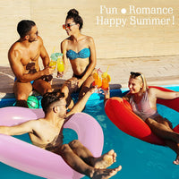 HeySplash Pool Floats, Inflatable Pool Floaties for Adults – Fun for Kids & Family - A-Pink - image 4