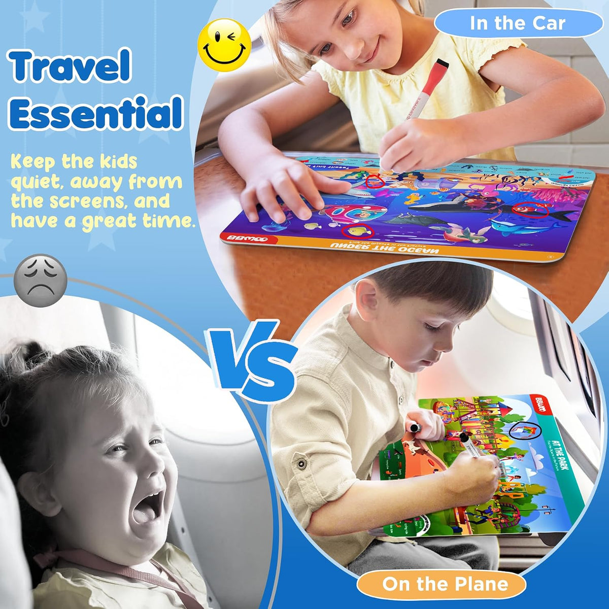 BBWOO Search and Find Activity Book - Blue - Mixed Themes - image 3