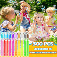 32 Pcs 8 Colors Neon Mini Star Bubble Wand - bubble blower - image 4
