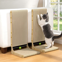 Conlun Cardboard L Shape Cat Scratcher 22" – Essentials for Cats - 22"(2 Pack)