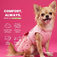 Fitwarm Birthday Girl Dog Tulle Dress - Medium / Birthday Girl - image 2