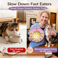 KADTC Cat Puzzle Toy, Slow Feeder - Large / purple - image 4