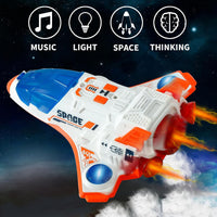 Wbzle space ship toy with astronaut figure, opening cockpits and telescopic arm - view 16
