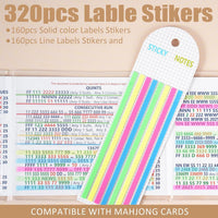 320 pcs Mahjong Card Line Finder Highlighter Tape - 320pc.4 - image 4