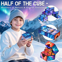 Euclidean Cube Fidget Toys for Kids 2 in 1 Star Cube Magic Cube - Nature - image 3