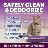 OdorPet Pet Stain Remover and Odor Eliminator - 16 Oz Ready To Use Spray, Non Staining, Professional Strength, Black Cherry Scent by Alpha Tech Pet