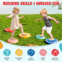 Lehoo Castle Musical Light Up Stepping Stones for Kids – Fun for Kids & Family - Blue - image 4