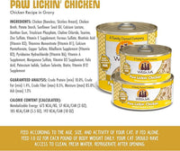 Weruva Classic Cat Food, Paw Lickin’ Chicken with Chicken Breast in Gravy, 3oz Can (Pack of 24)