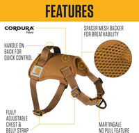 Carhartt Nylon Duck No Pull Dog Harness Deep Wine L – Essentials for Dogs - Port / Small - image 2
