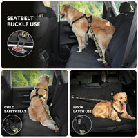Pawaboo 2Pack Dog Car Seatbelt - Army Green CamouflageX2 - image 4