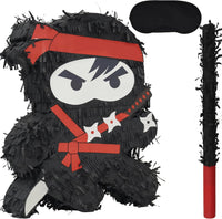 Mushroom Pinatas Bundle with a Blindfold and a Bat - Ninja